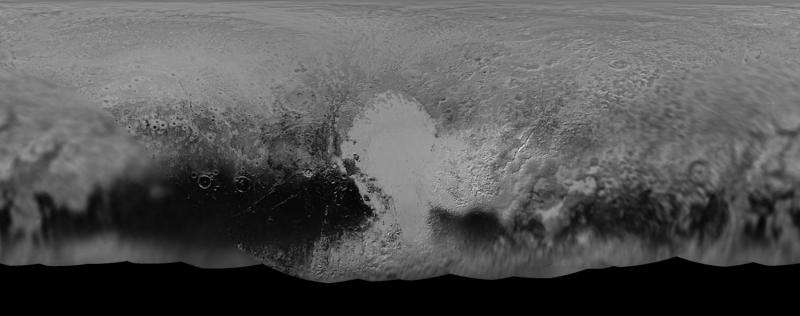Scientists assemble fresh global map of Pluto comprising sharpest flyby images