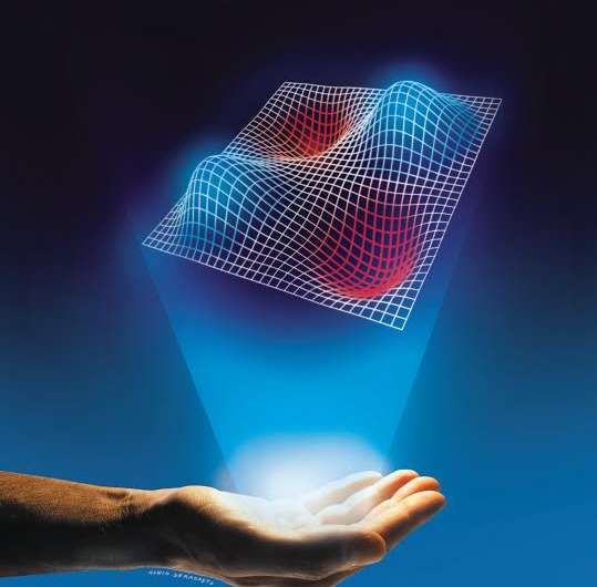 Solving a cryptic puzzle with a little help from a hologram