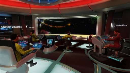 'Star Trek' actors take series' first VR game for a spin