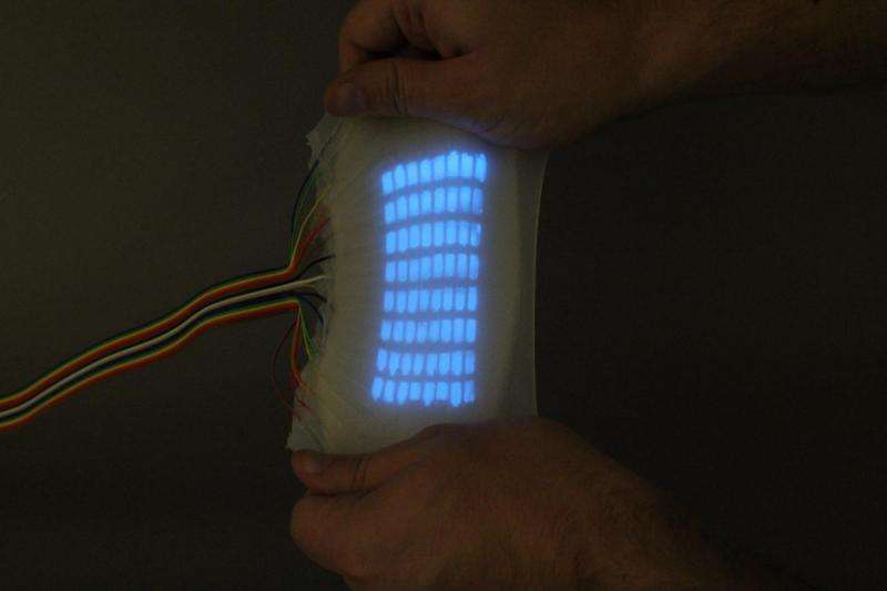 Super elastic electroluminescent 'skin' will soon create mood robots