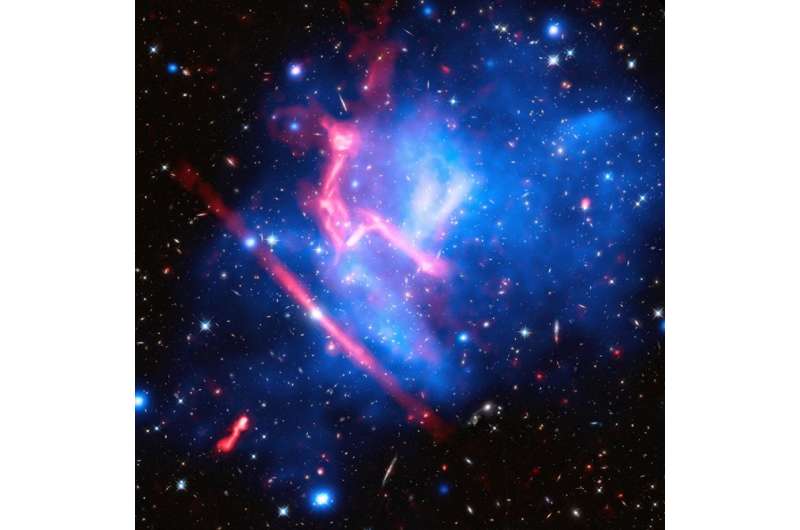 Telescopes combine to push frontier on galaxy clusters