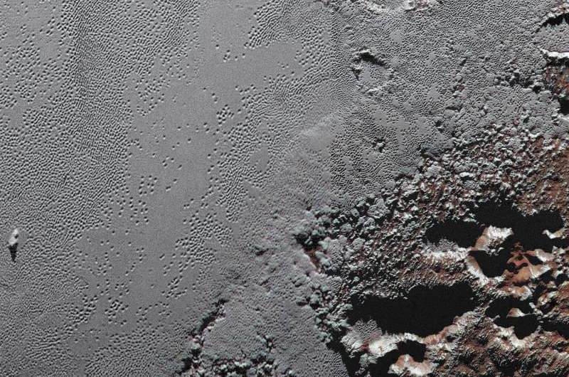 The jagged shores of Pluto’s highlands