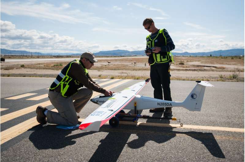 Unmanned cloud-seeding aircraft takes flight in Nevada