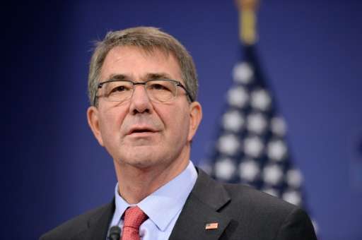 US Secretary of Defence Ashton Carter, pictured on February 11, 2016, told a tech event in San Francisco, &quot;I'm not a believ
