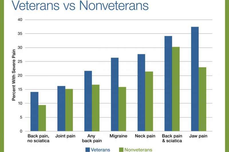 Veterans endure higher pain severity than nonveterans