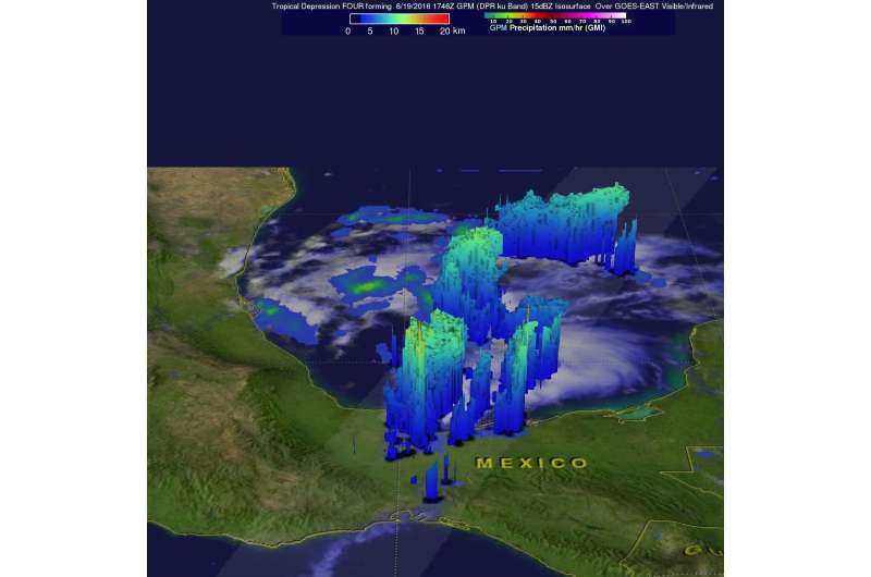 NASA analyzes short-lived Tropical Storm Danielle