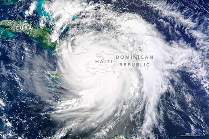 NASA sees Hurricane Matthew heading for the Bahamas