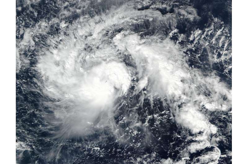 NASA spots Tropical Storm Nock-ten intensify