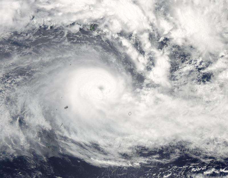 NASA sees Tropical Cyclone Winston intensifying near Tonga