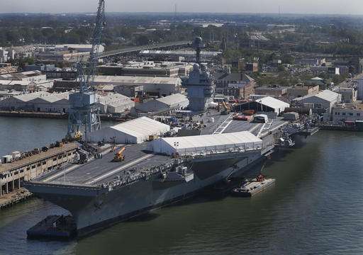 $12.9B, 4.5 acres: Navy's next-generation aircraft carrier