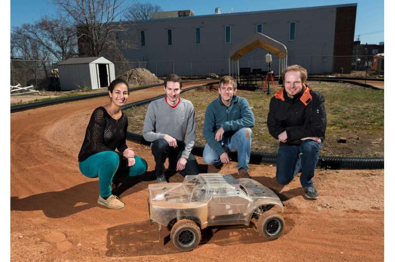 New technique controls autonomous vehicles on a dirt track