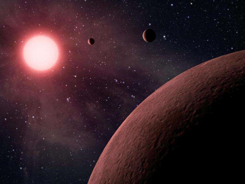 Discovery of a nearby super-Earth with only 5 times our mass