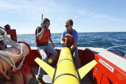 Scientists use undersea drones to help predict hurricanes