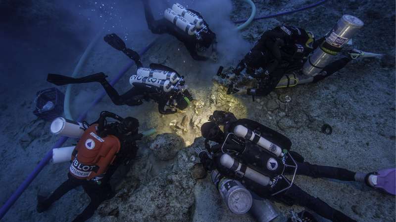 2,000-year-old skeleton found at Mediterranean shipwreck