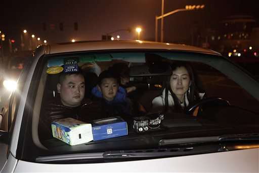 Chinese turn to carpooling aps to get ride home for holidays