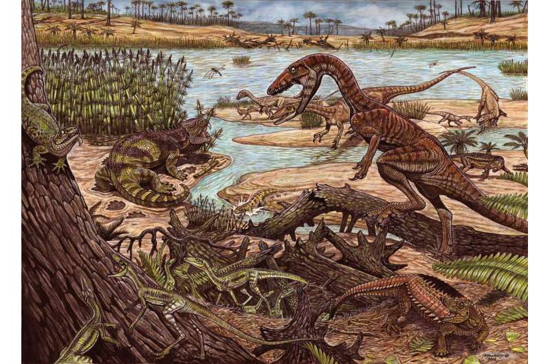 Dinosaurs' rise was 'more gradual,' new fossil evidence suggests