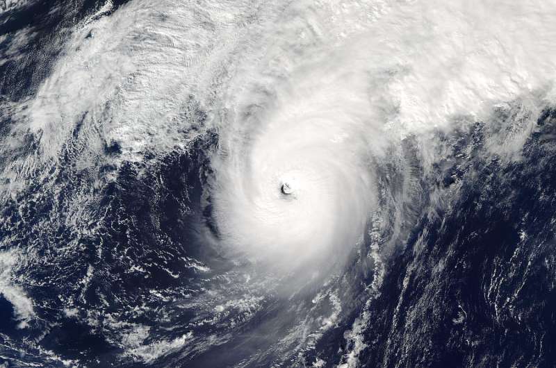 NASA gets an eye-opening image of Typhoon Songda becoming extra-tropical