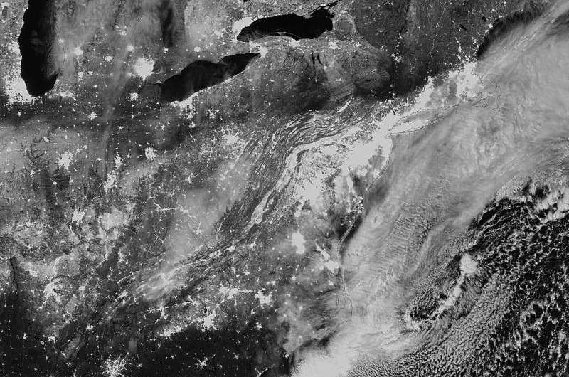 NASA sees dawn and records breaking as major winter storm departs
