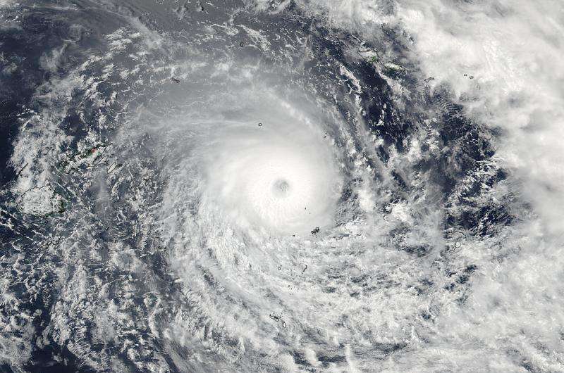 NASA sees major Tropical Cyclone Winston approaching Fiji