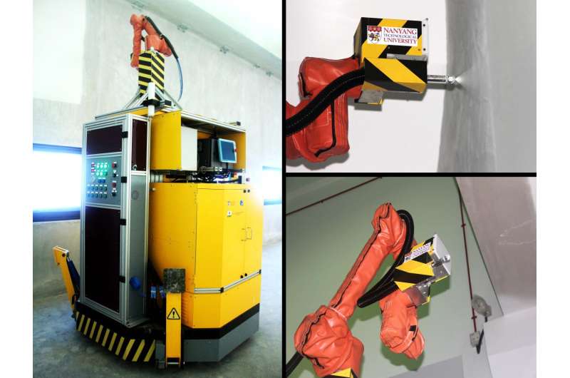 NTU Singapore's robot to spray paint JTC's industrial developments