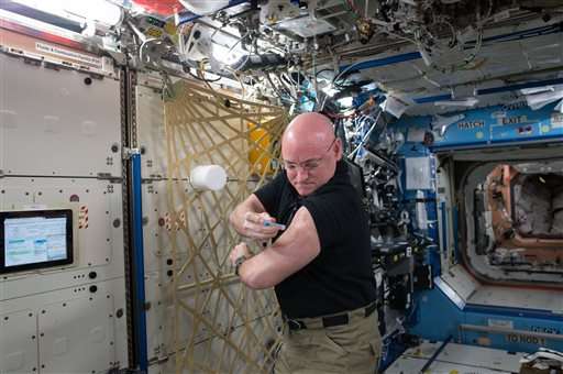 One-year spaceman sees mission as 'steppingstone' to Mars