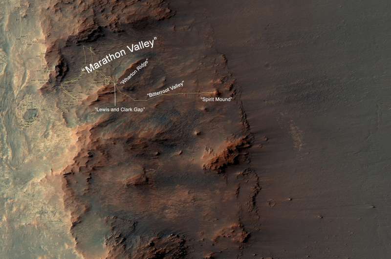 Opportunity rover to explore Mars gully