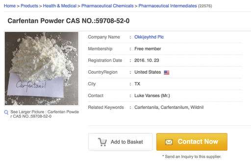 Ordering deadly drugs from China is easy
