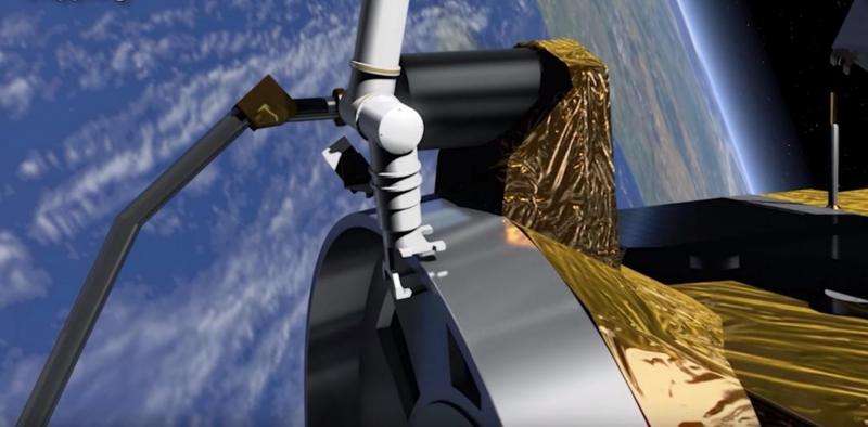 Setting a satellite to catch a satellite
