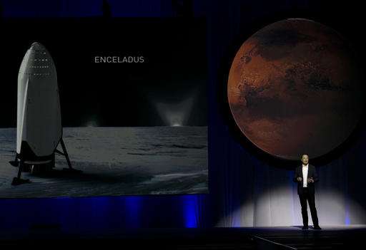 SpaceX chief envisions 1,000 passenger ships flying to Mars
