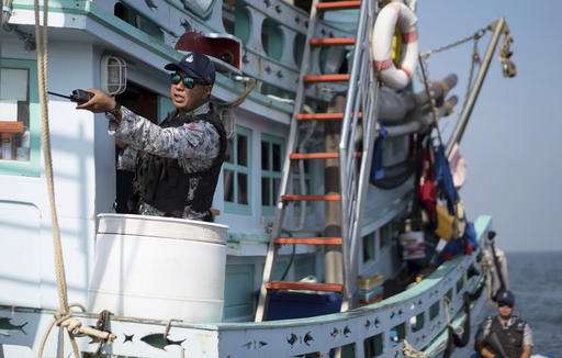 Thai Navy shows off technology to fight fishing abuses