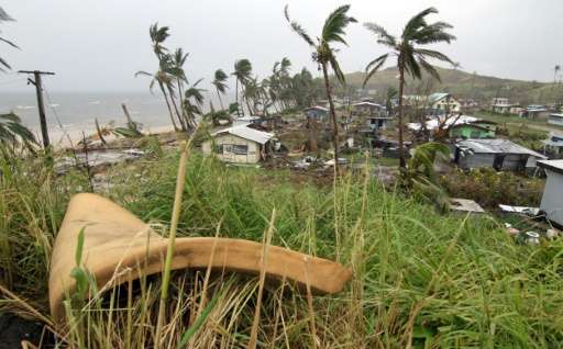 Tropical Cyclone Winston, the strongest ever to hit the south Pacific, affected some 250,000 people, or 40 percent of the region