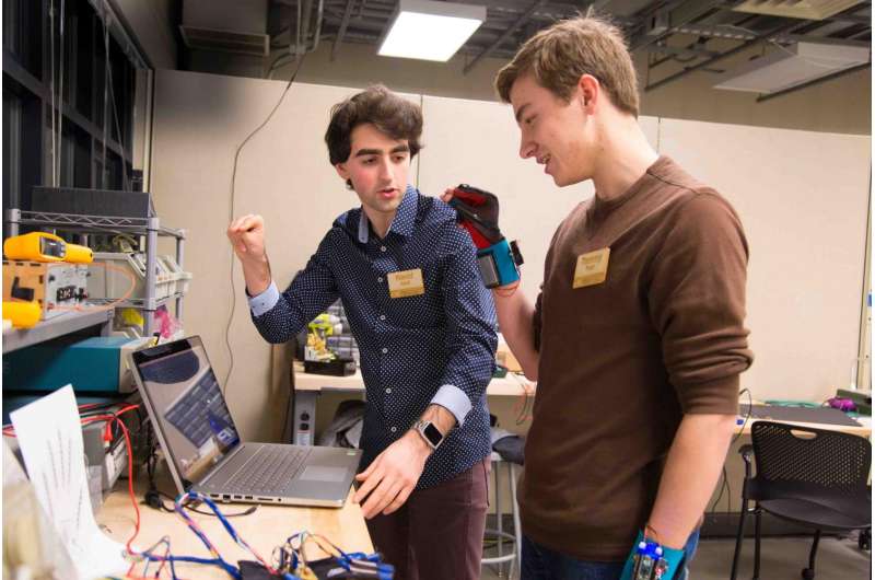 Two undergrads win Lemelson-MIT Student Prize for gloves that translate sign language