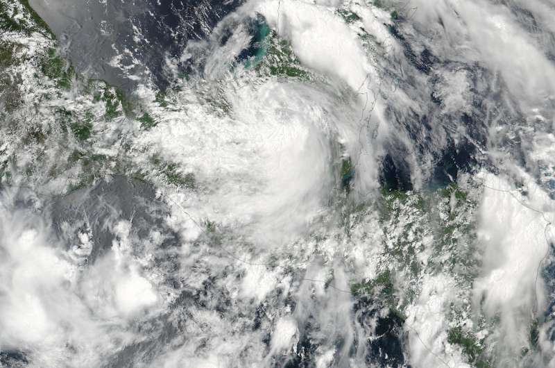 NASA sees Tropical Storm Earl over Mexico