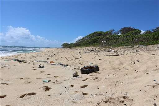Aerial surveys document ocean debris around Hawaii