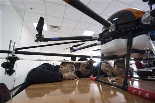 Drone schools spread in China to field pilots for new sector