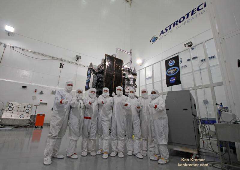 In the cleanroom with game-changing GOES-R next-gen weather satellite