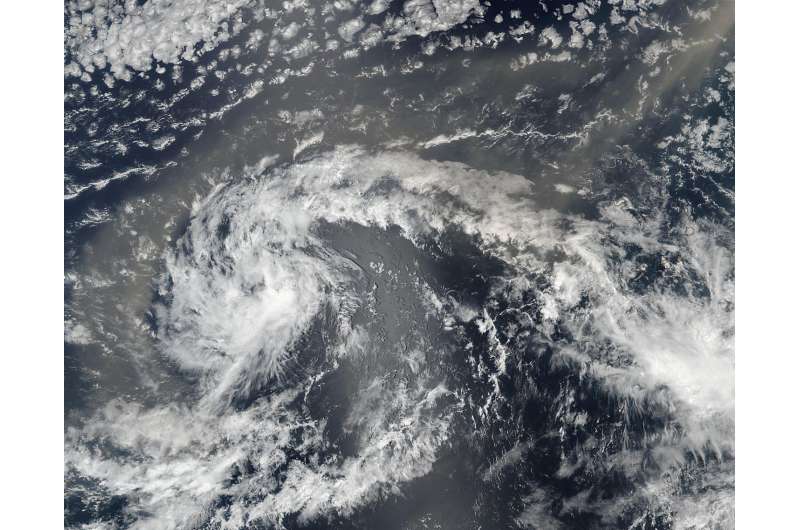 NASA sees formation of Atlantic Ocean's Tropical Storm Fiona