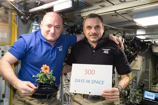 One-year spaceman sees mission as 'steppingstone' to Mars