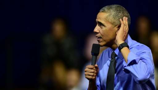 President Barack Obama has warned that fake news threatens the basic principle of freedom of speech