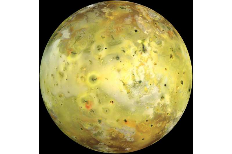 Squeezing out mountains, mathematically, on Jupiter's moon Io