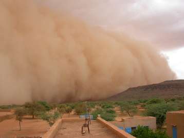 The past, present and future of African dust