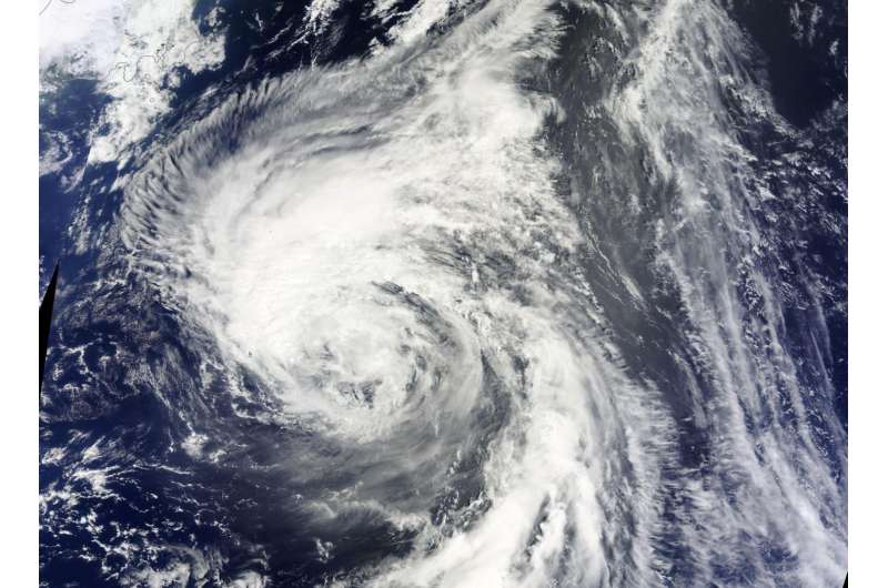NASA sees Tropical Storm Chanthu east of Japan