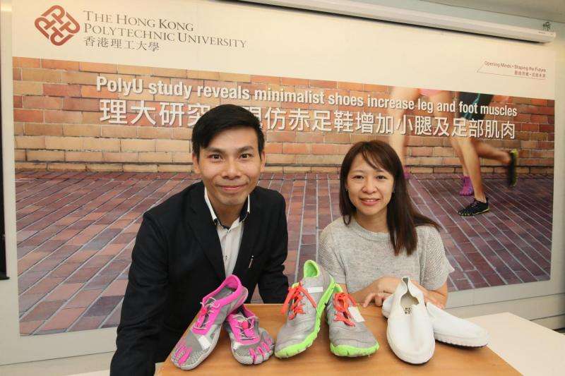 Study reveals minimalist shoes increase leg and foot muscles