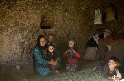 Afghan cave dwellers brace against a shifting landscape