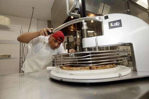 Hungry startup uses robots to grab slice of pizza