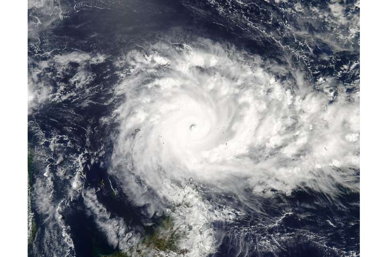 NASA examines Category 5 Tropical Cyclone Fantala near Madagascar