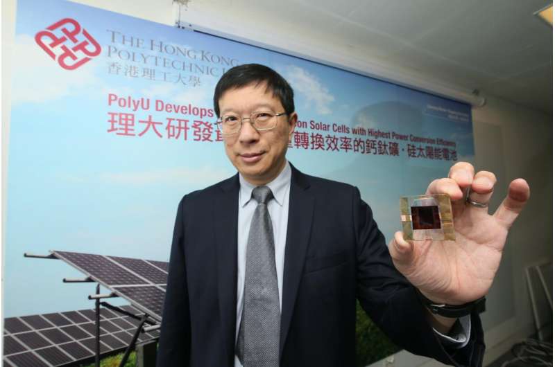 PolyU develops solar cells with highest power conversion efficiency