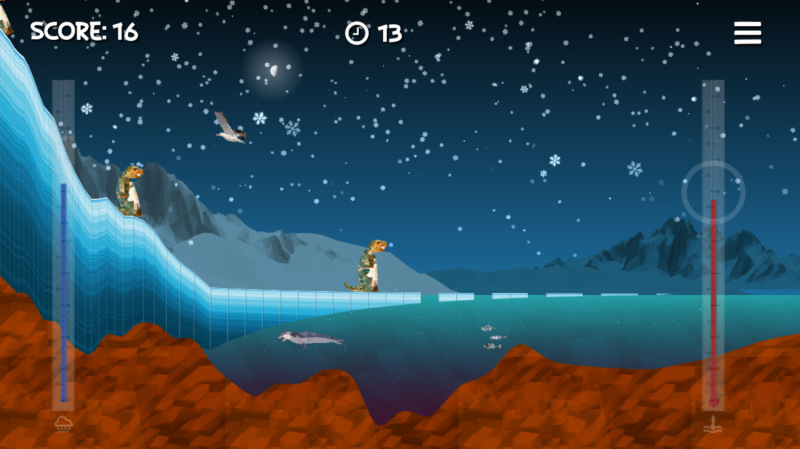 Scientists develop interactive game demonstrating impact of climate change on the Antarctic