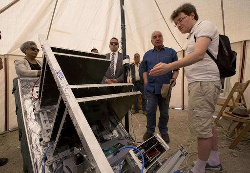 Team testing new scanner on Egypt's Great Pyramid