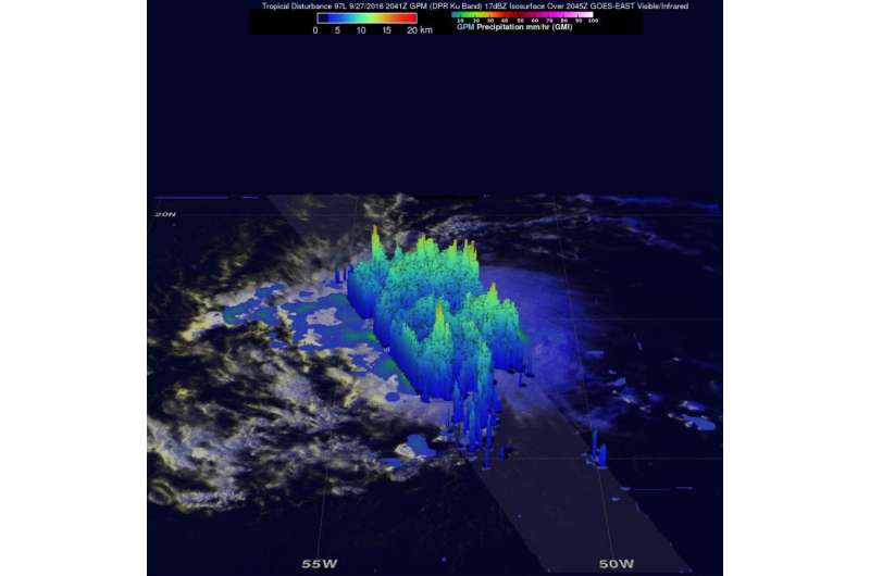 NASA sees Tropical Storm Matthew form over the Windward Isles